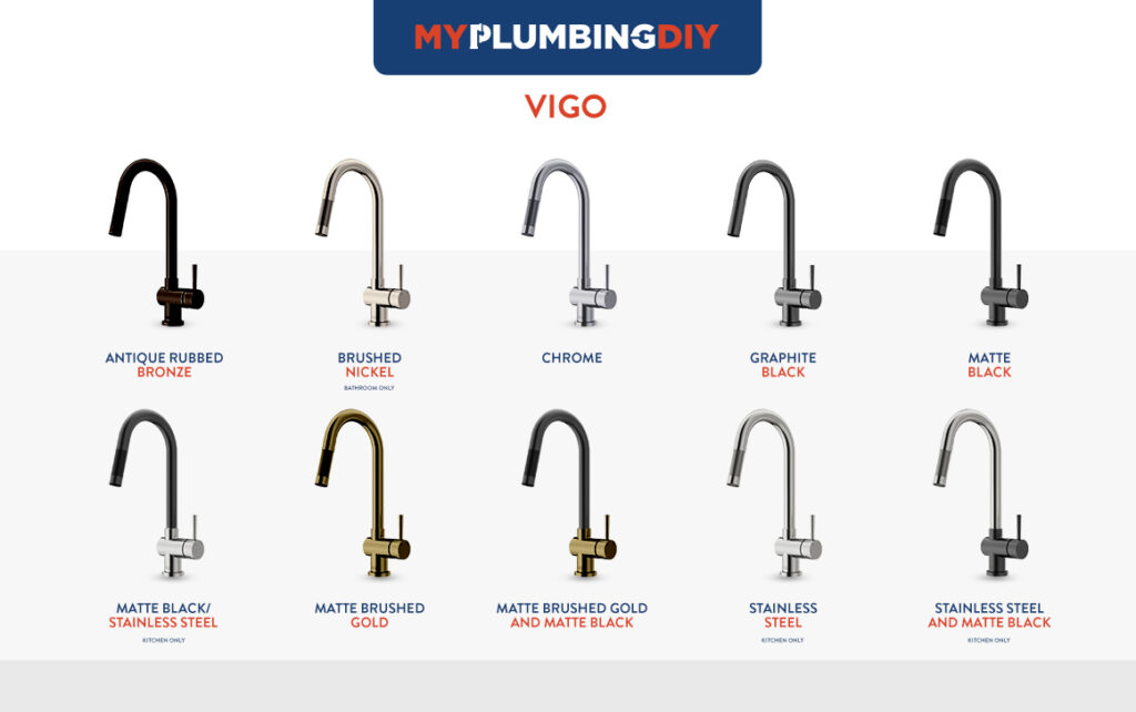 Vigo faucet finishes