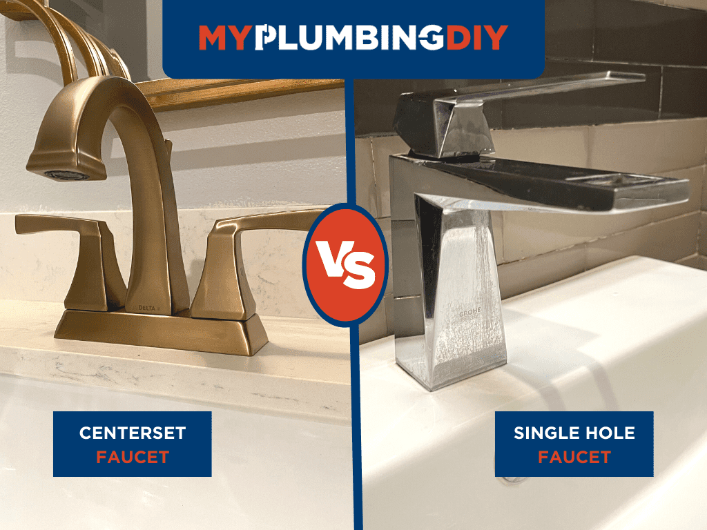 Centerset vs single hole faucet