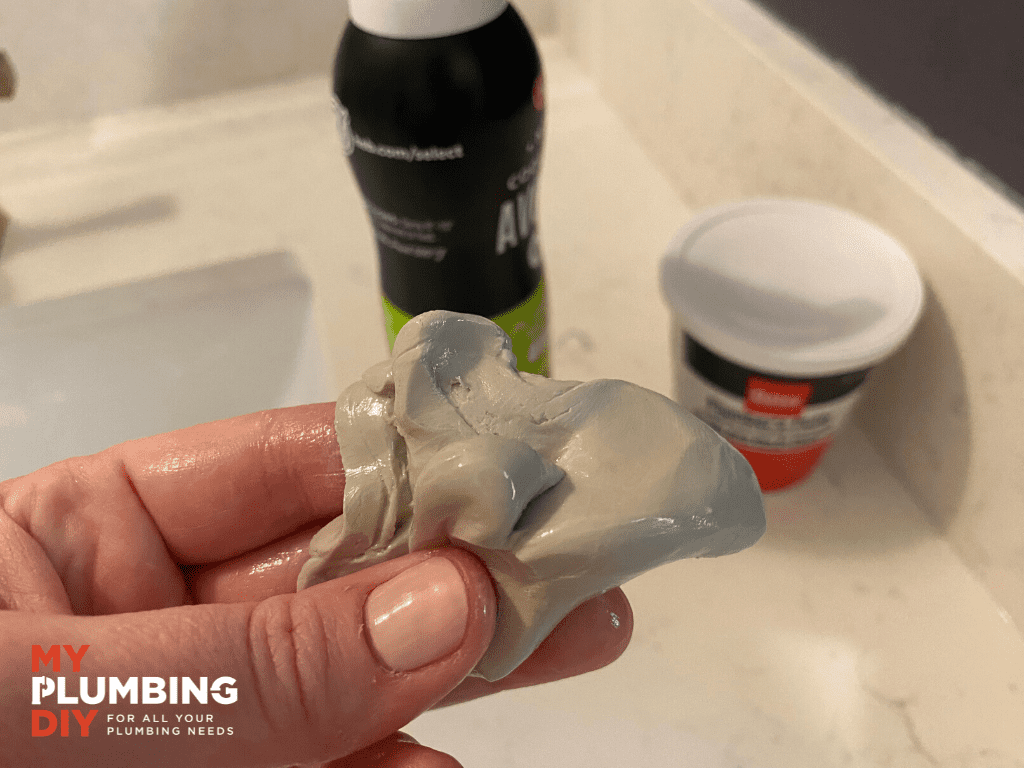 plumbers putty too greasy with oil